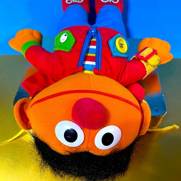 SESAME STREET VTG 1990 DRESS ME UP ERNIE PLAYSKOOL LEARNING COLLECTIBLE PLUSH - Picture 2 of 12